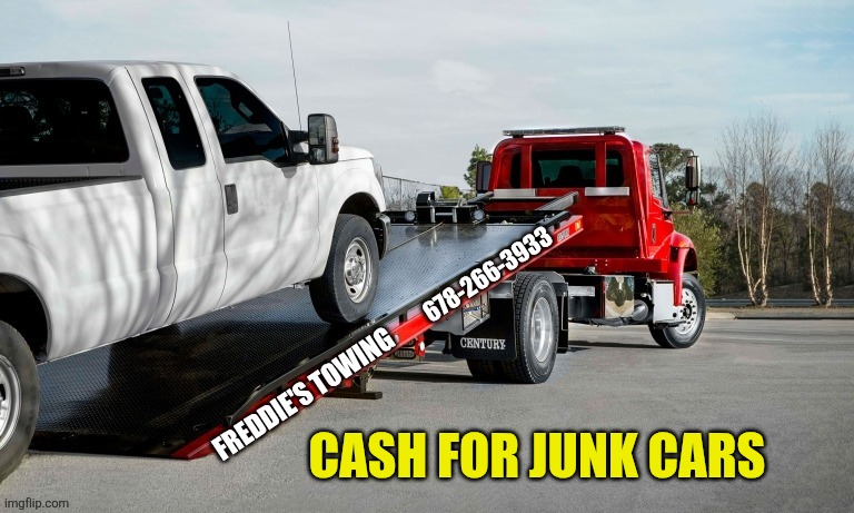 Freddie's Towing completed tow